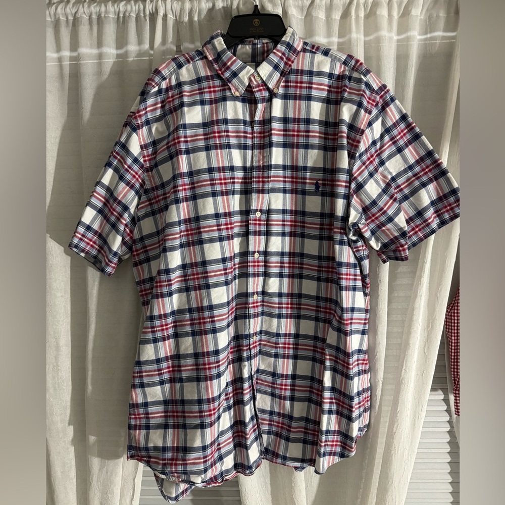Ralph Lauren short sleeve button up 2XLT